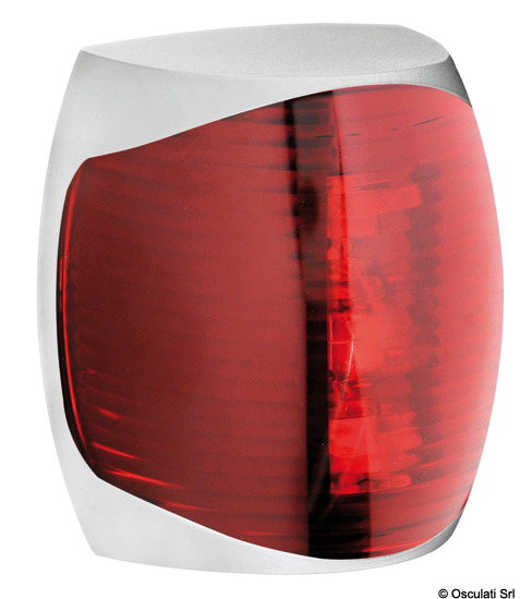 Fanale di via Sphera II rosso corpo ABS bianco